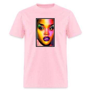 Beauty - Men's T-Shirt - pink - Front - Jose (178cm)