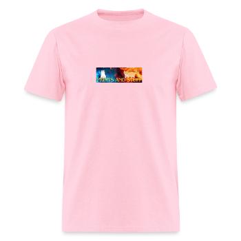 Prints And stuff with cat - Men's T-Shirt - pink - Front - Jose (178cm)