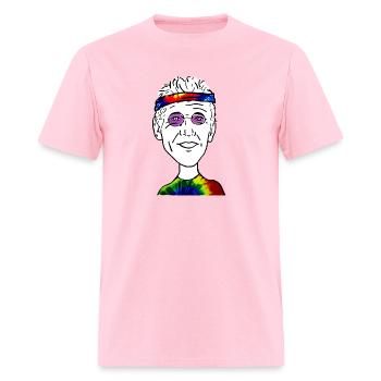 Bill Walton Tie Dye - Men's T-Shirt - pink - Front - Jose (178cm)