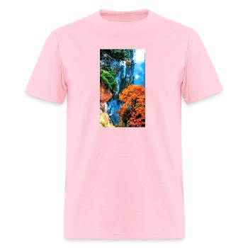 Home - Men's T-Shirt - pink - Front - Jose (178cm)