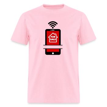 Call me telephone house for sale - Men's T-Shirt - pink - Front - Jose (178cm)