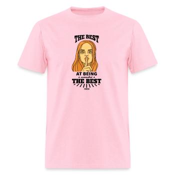 the best - Men's T-Shirt - pink - Front - Jose (178cm)