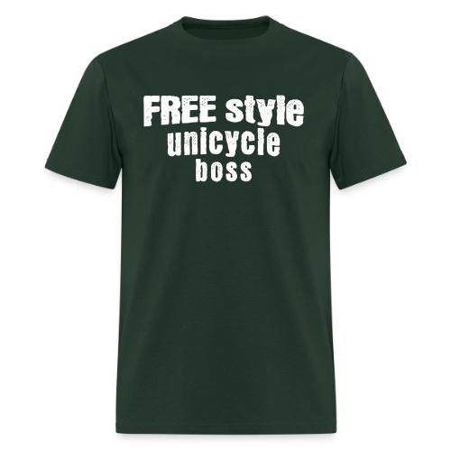 Free Style Unicycle Boss - Men's T-Shirt