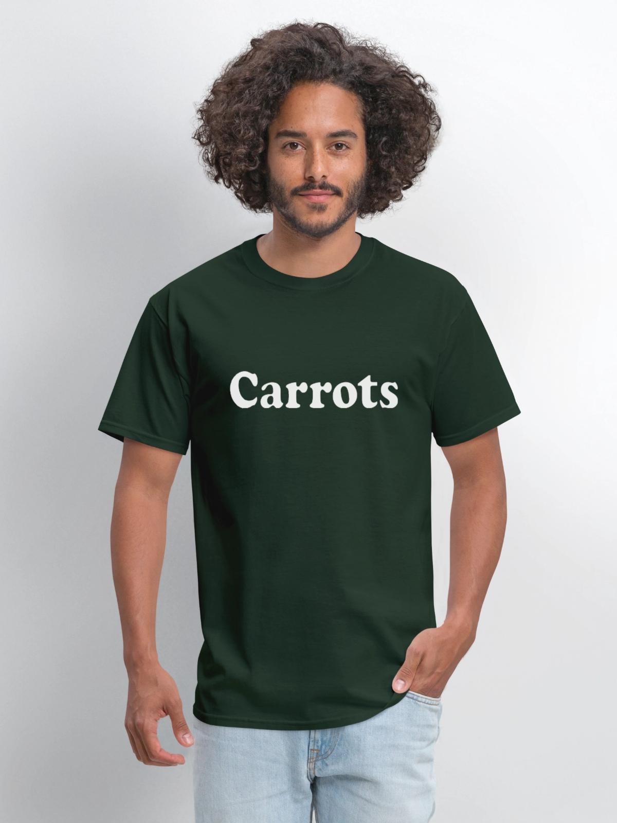 carrots - Men's T-Shirt - forest green - Front - Jose (178cm)