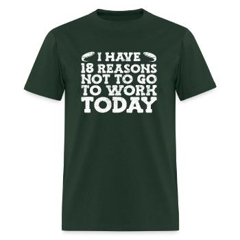 Disc Golf Disc Golfer - Men's T-Shirt - forest green - Front - Jose (178cm)
