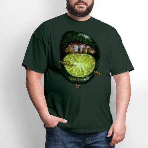 Merch of my artwork Lime Lips In My Style - Men's T-Shirt