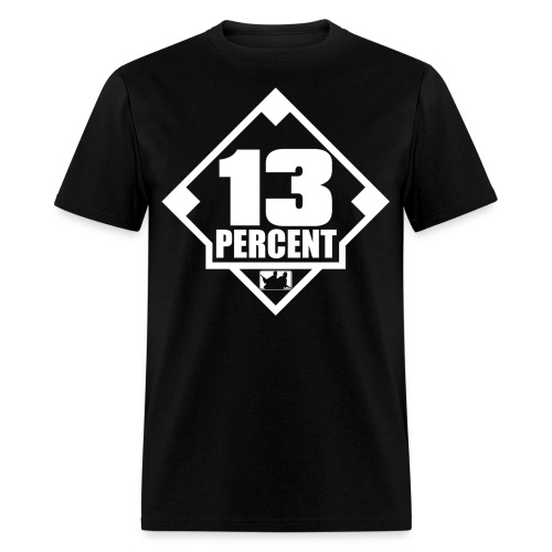 Thirteen Percent Logo - Men's T-Shirt