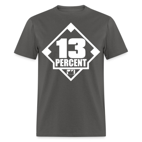 Thirteen Percent Logo - Men's T-Shirt
