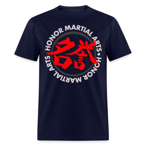 Honor Martial Arts Kanji Design Light Shirts - Men's T-Shirt
