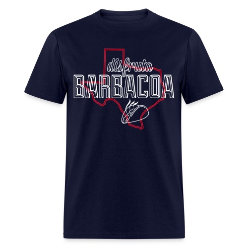 disfrutabarbacoa 1 01 png - Men's T-Shirt