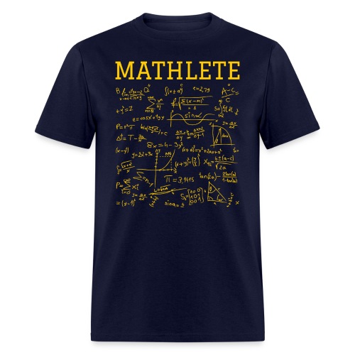 MATHLETE | Math Formula (Yellow Maize version) - Men's T-Shirt