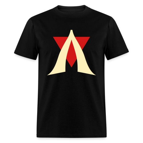 V Logo Jimmy Casket - Men's T-Shirt