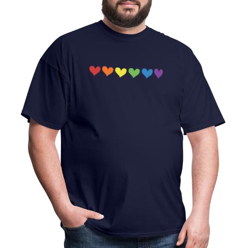 Pride Hearts - Men's T-Shirt
