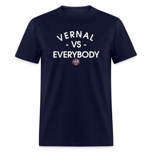 Vernal Vs. Everybody White - Men's T-Shirt