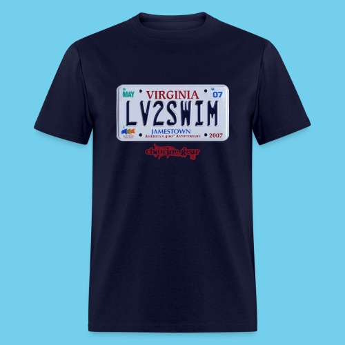 VA license plate LV2SWIM - Men's T-Shirt