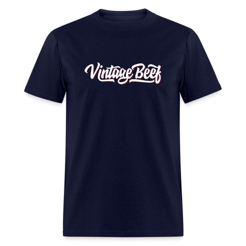 VintageBeef Banner White - Men's T-Shirt