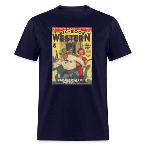 bigbookwestern194001touchedlogocopyright - Men's T-Shirt