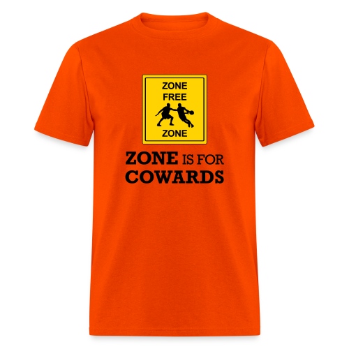 zoneisforcowards - Men's T-Shirt