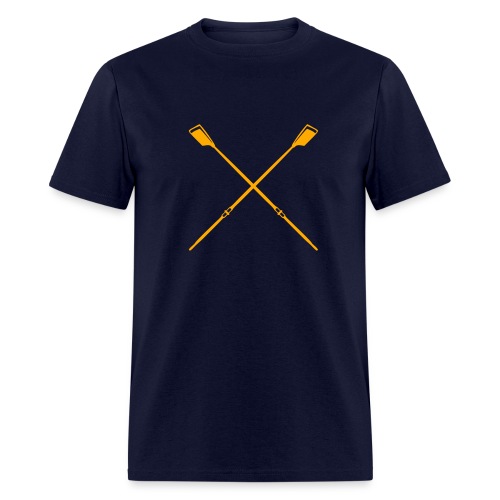 ROW crew oars design for crew team - Men's T-Shirt