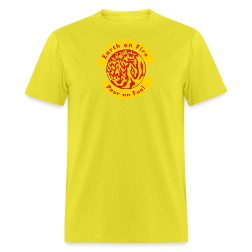 earth on fire again - Men's T-Shirt