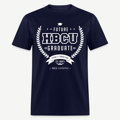 Future HBCU Graduate - Men's Ivory and Navy T-shir - Men's T-Shirt