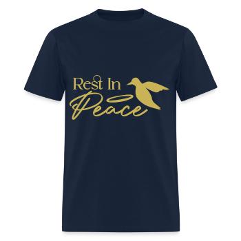 Rest In Peace - Men's T-Shirt - navy - Front - Jose (178cm)