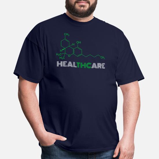 Lyrisch Kapper Souvenir Healthcare Thc, Funny Marijuana Molecule Structure' Men's T-Shirt |  Spreadshirt