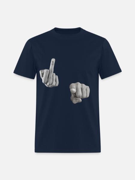 Fuck You - Men's T-Shirt - navy