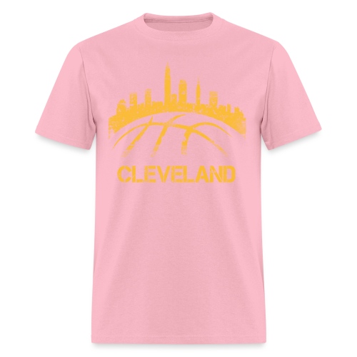 Cleveland Basketball Skyline - Men's T-Shirt