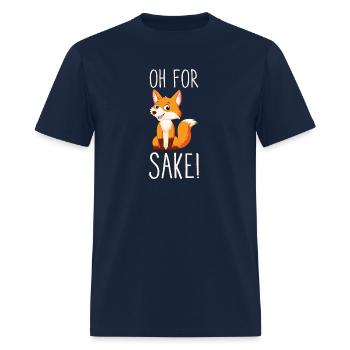 Oh for Fox Sake - Men's T-Shirt - navy - Front - Jose (178cm)