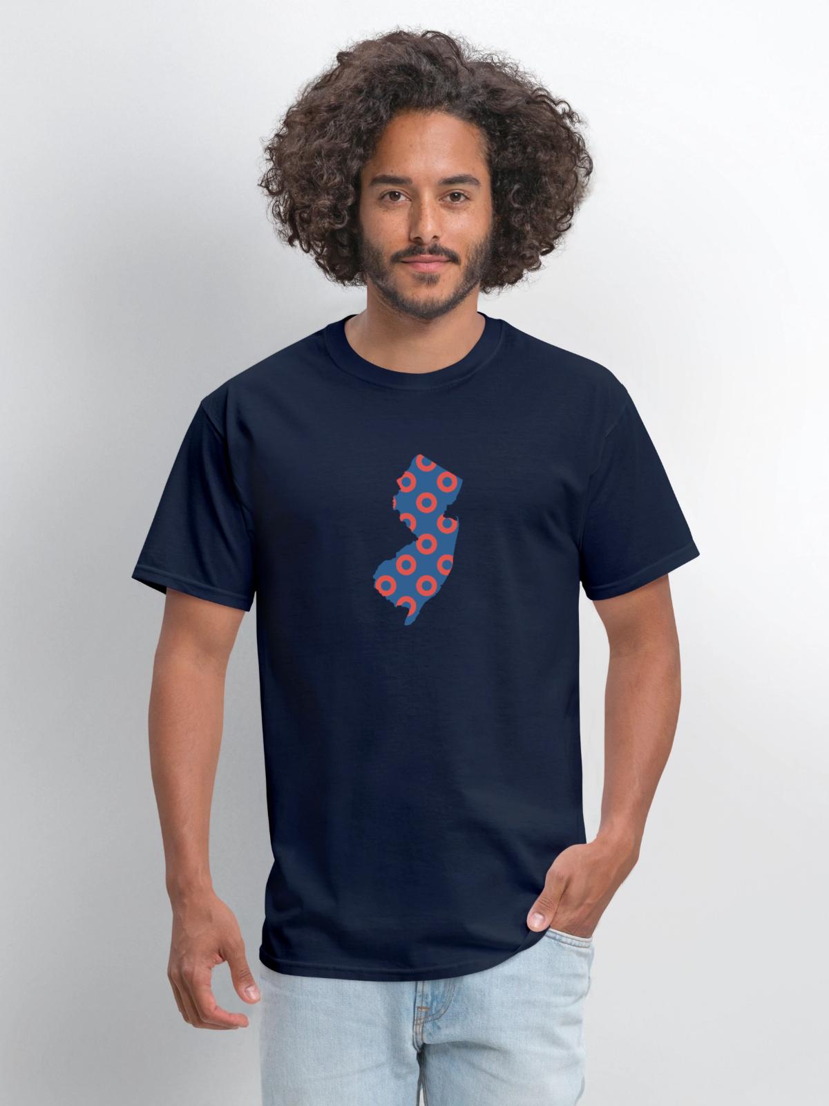 Phish Fishman Donut New Jersey Phanart - Men's T-Shirt - navy - Front - Jose (178cm)