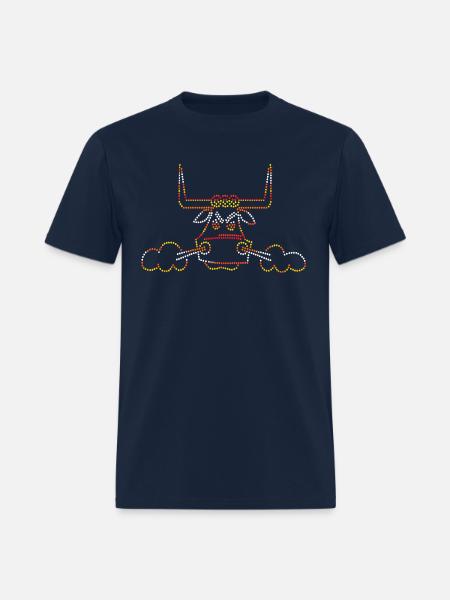 astrodome scoreboard bull - Men's T-Shirt - navy