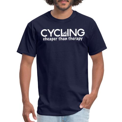 Cycling Cheaper Therapy - Men's T-Shirt