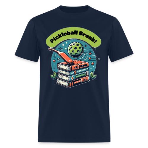 Books? Nah, Let's Play Pickleball - Men's T-Shirt