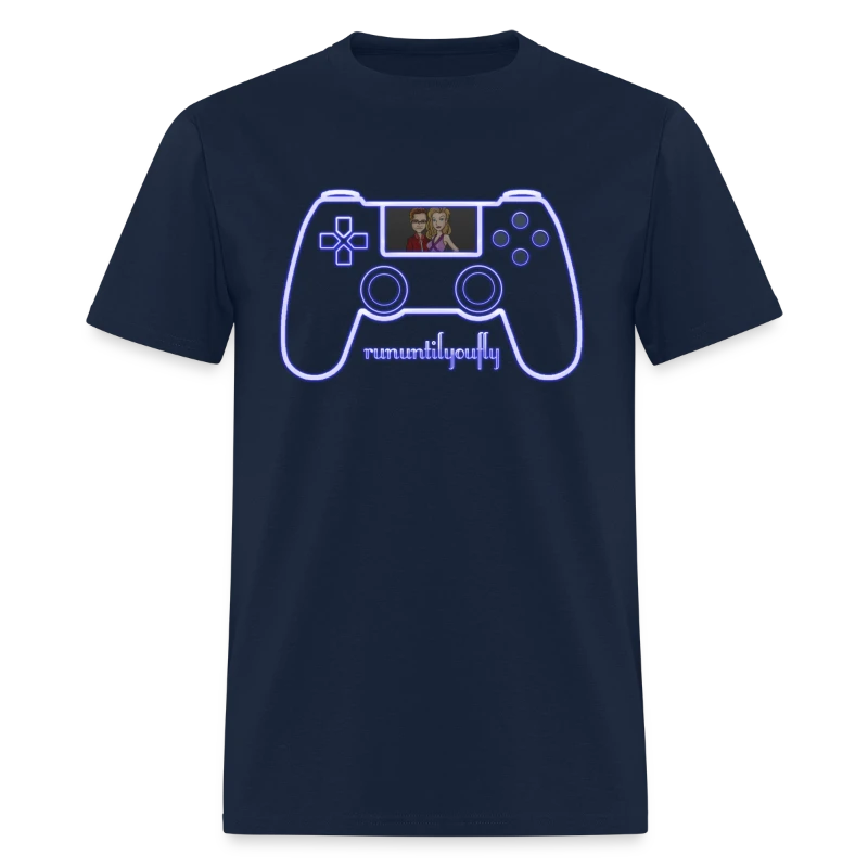 rununtilyoufly blue controller - Men's T-Shirt