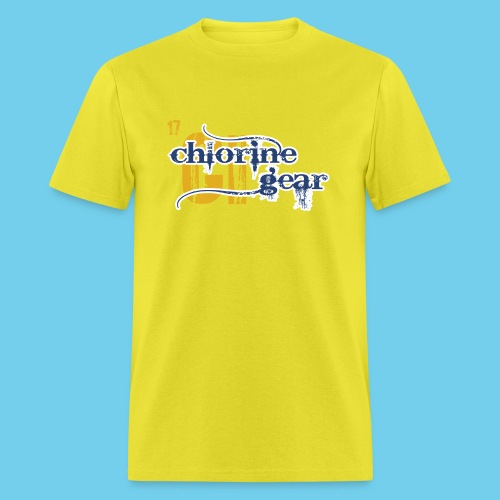 Chlorine Gear Textual stacked Periodic backdrop S - Men's T-Shirt