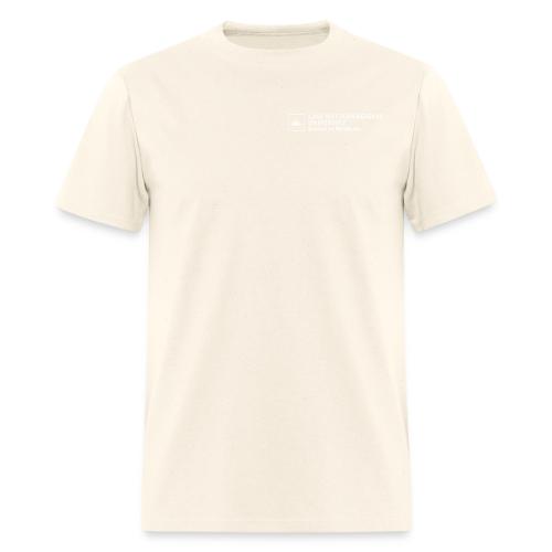 SOM Two Line Horizontal Primary Logo CWRU WHITE 1 - Men's T-Shirt