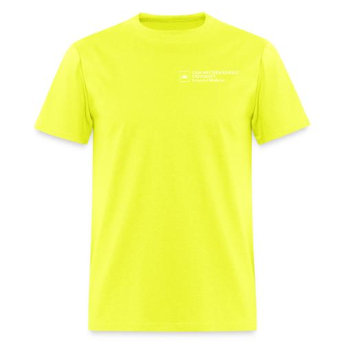 SOM Two Line Horizontal Primary Logo CWRU WHITE 1 - Men's T-Shirt