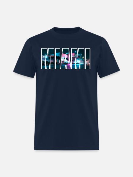 miami - Men's T-Shirt - navy