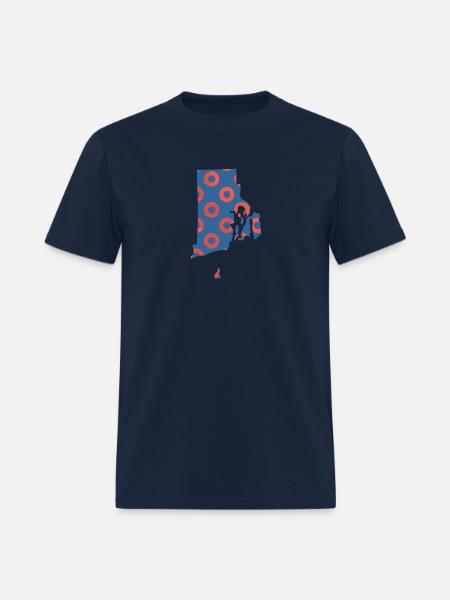 Phish Fishman Donut Rhode Island Phanart - Men's T-Shirt - navy