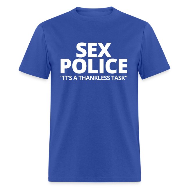 SEX POLICE "It's a thankless task"