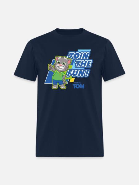 Talking Tom Join The Fun! - Men's T-Shirt - navy