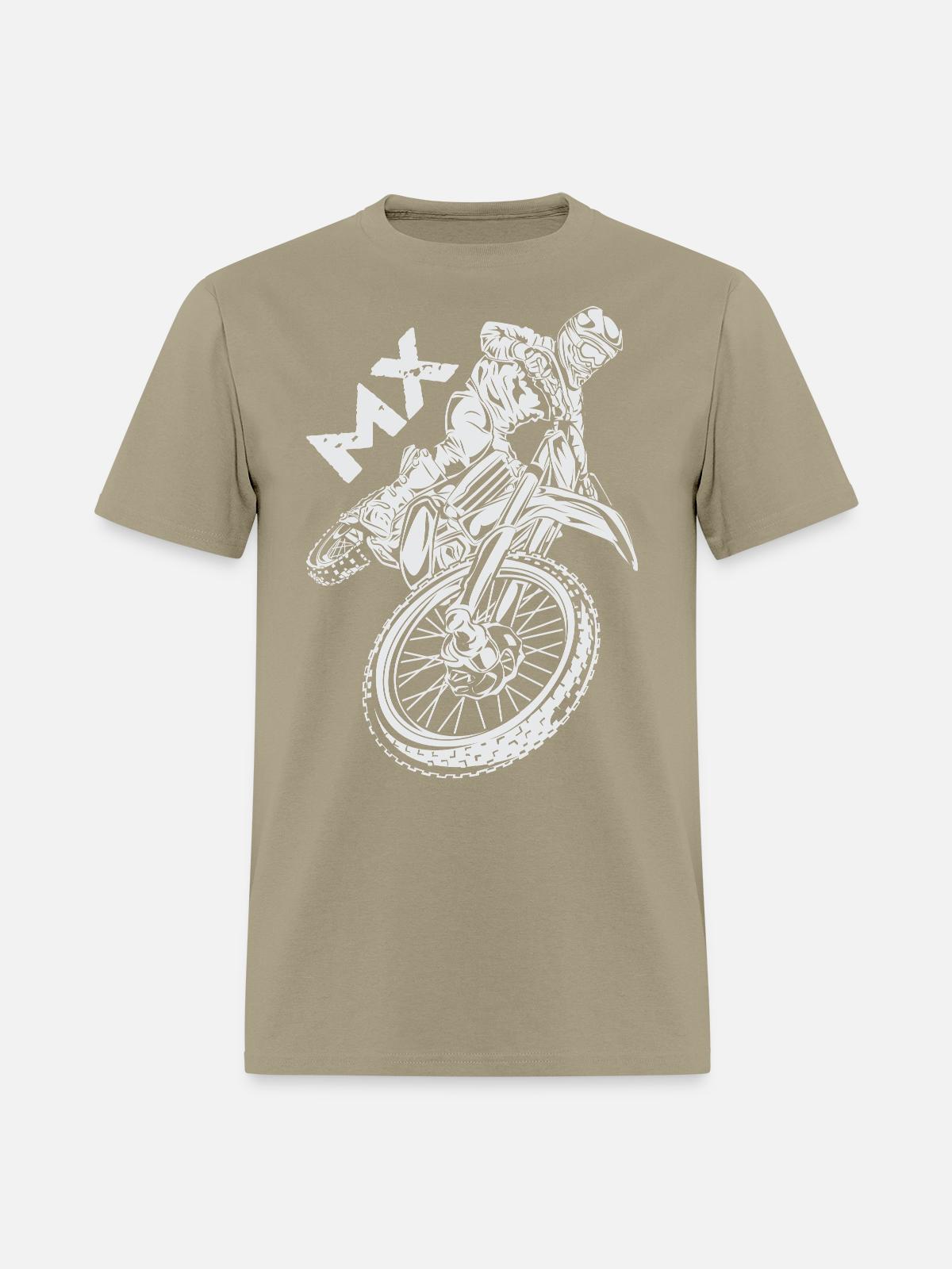 Motocross MX Rider - Men's T-Shirt - khaki - Front