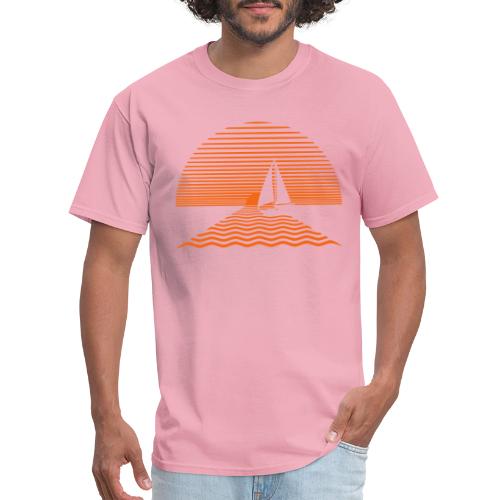 Sunset Sailboat - Men's T-Shirt
