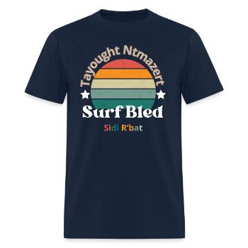 T-shirt,Surf,vague - Men's T-Shirt - navy - Front - Jose (178cm)