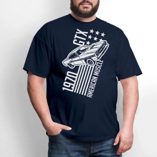 1970 Plymouth GTX stars and stripes - Men's T-Shirt
