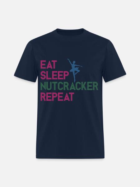 Eat Sleep Nutcracker Repeat - Men's T-Shirt - navy
