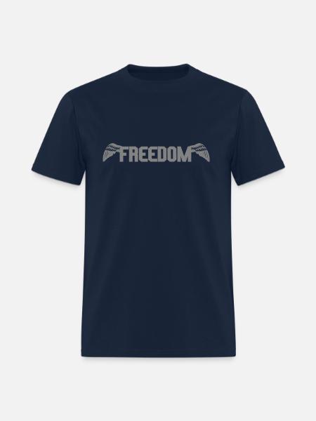 Freedom-Mono - Men's T-Shirt - navy
