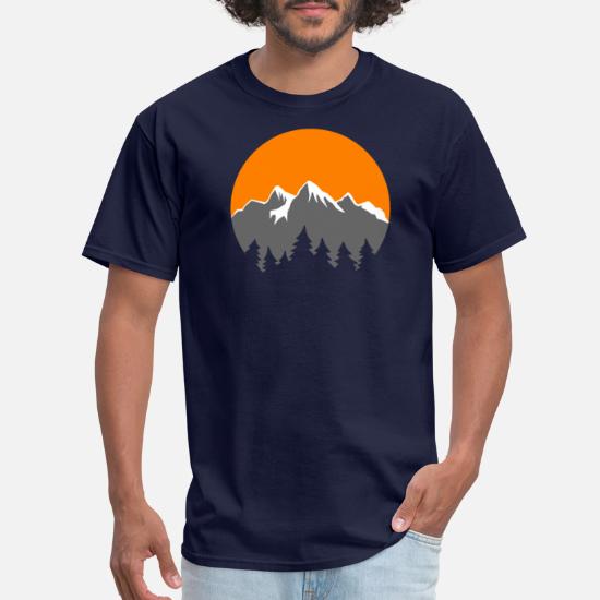 Samenstelling zonnebloem Sneeuwwitje Mountains' Men's T-Shirt | Spreadshirt