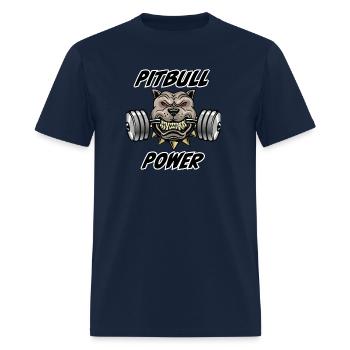 Pitbull Power T-shirt - T-shirt Homme - marine - Devant - Jose (178cm)